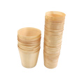 Convenient Disposable Kitchen Wood Coffee Cups Wooden Drinking Cup